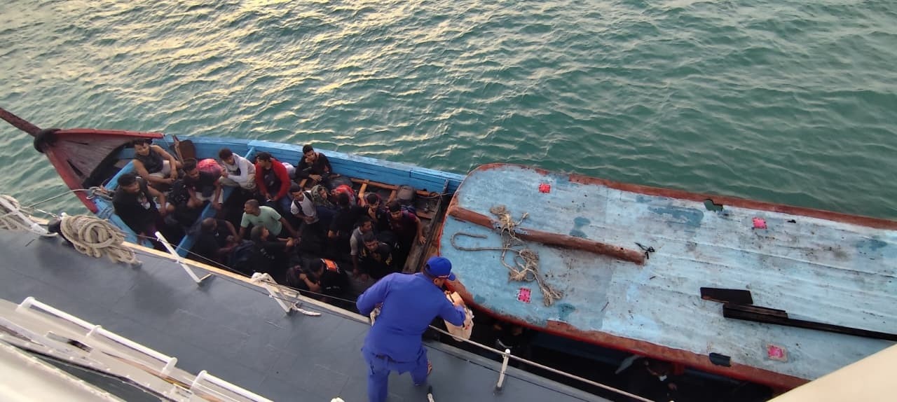 29 Pekerja Imigran Ilegal di Perairan Tanjung Balai digagalkan