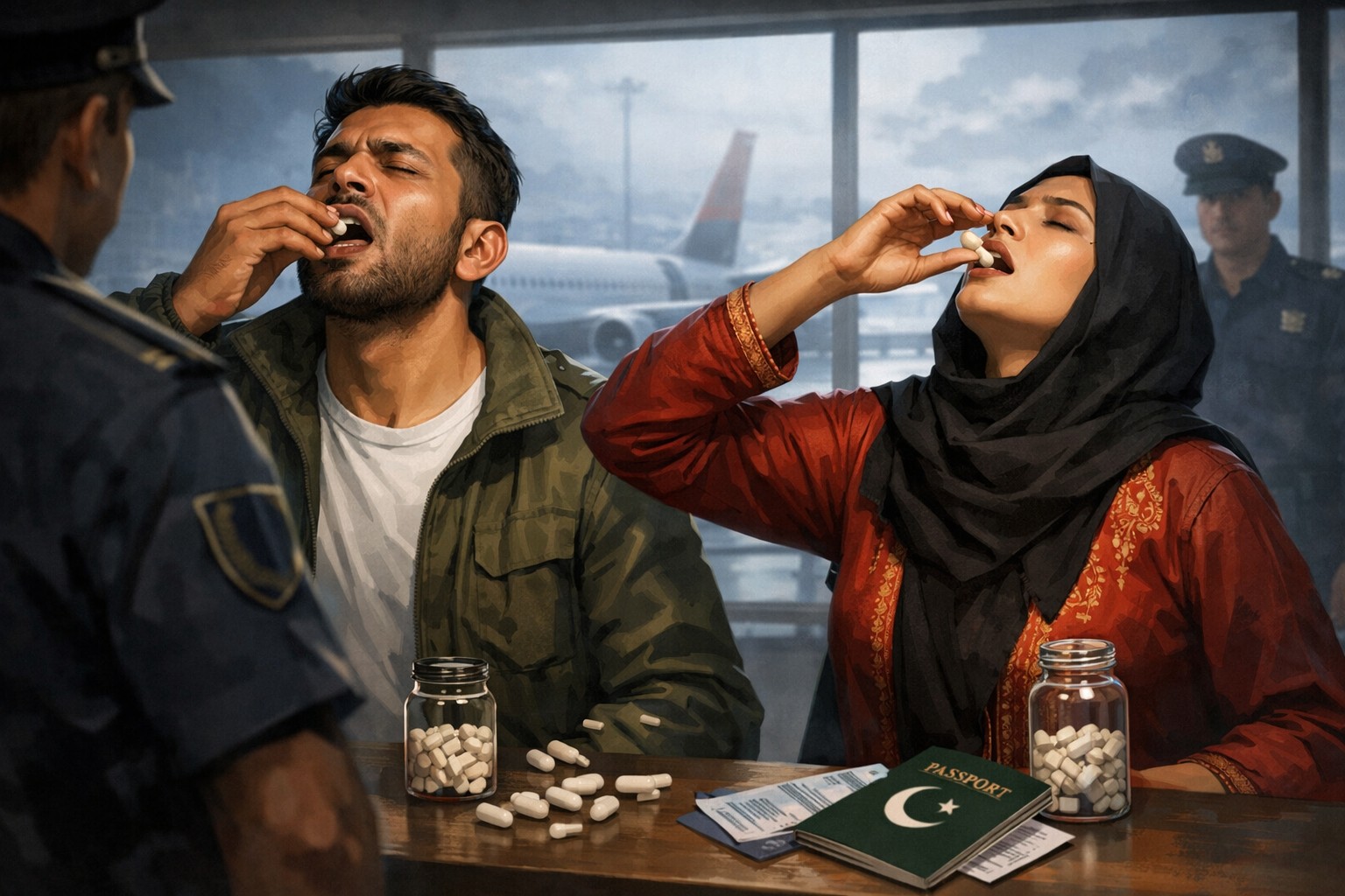 Pasutri WN Pakistan Selundupkan 1,6 Kg Sabu ke Indonesia dengan Cara Ditelan di Bandara Soetta