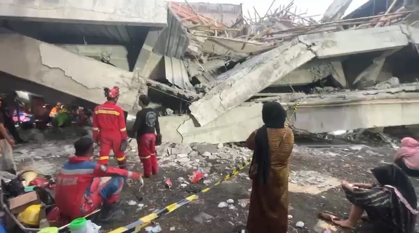 Korban Runtuhnya (Ponpes) Al Khoziny bertahan 100 Orang 2 Meninggal 